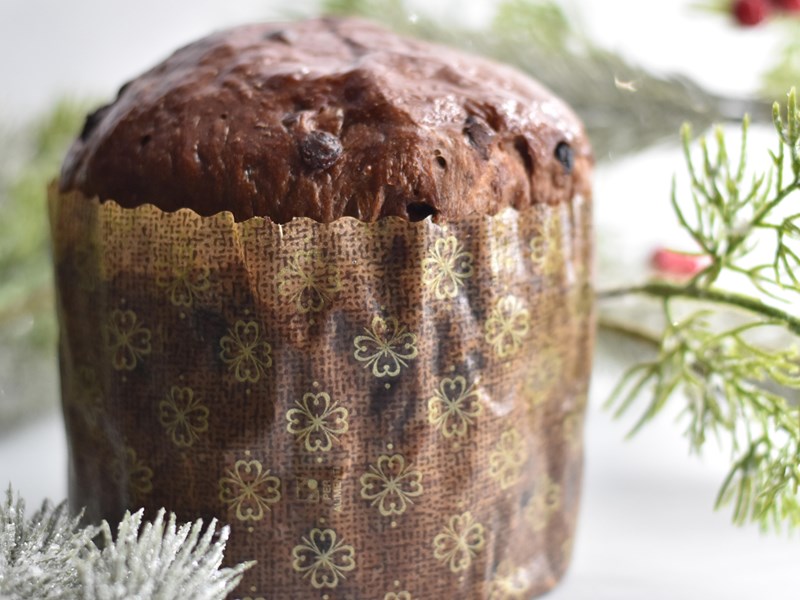 Chocolate Cherry Panettone