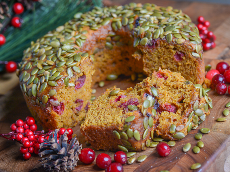Pumpkin Cranberry Bread